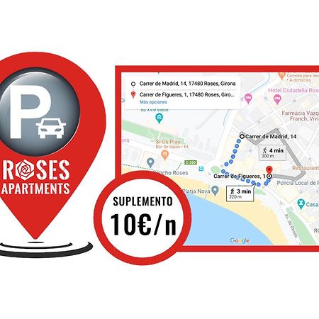 Roses Apartments Ocean 2 Habitaciones Vista Mar Lateral ภายนอก รูปภาพ