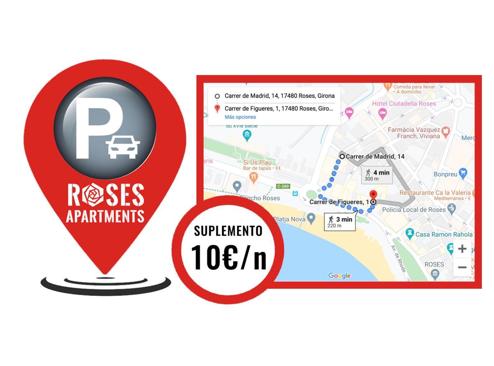 Roses Apartments Ocean 2 Habitaciones Vista Mar Lateral ภายนอก รูปภาพ